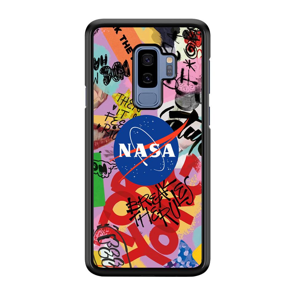 Nasa The Freedom Soul Samsung Galaxy S9 Plus Case-Rubber Black (2D Case)-Oxvistore