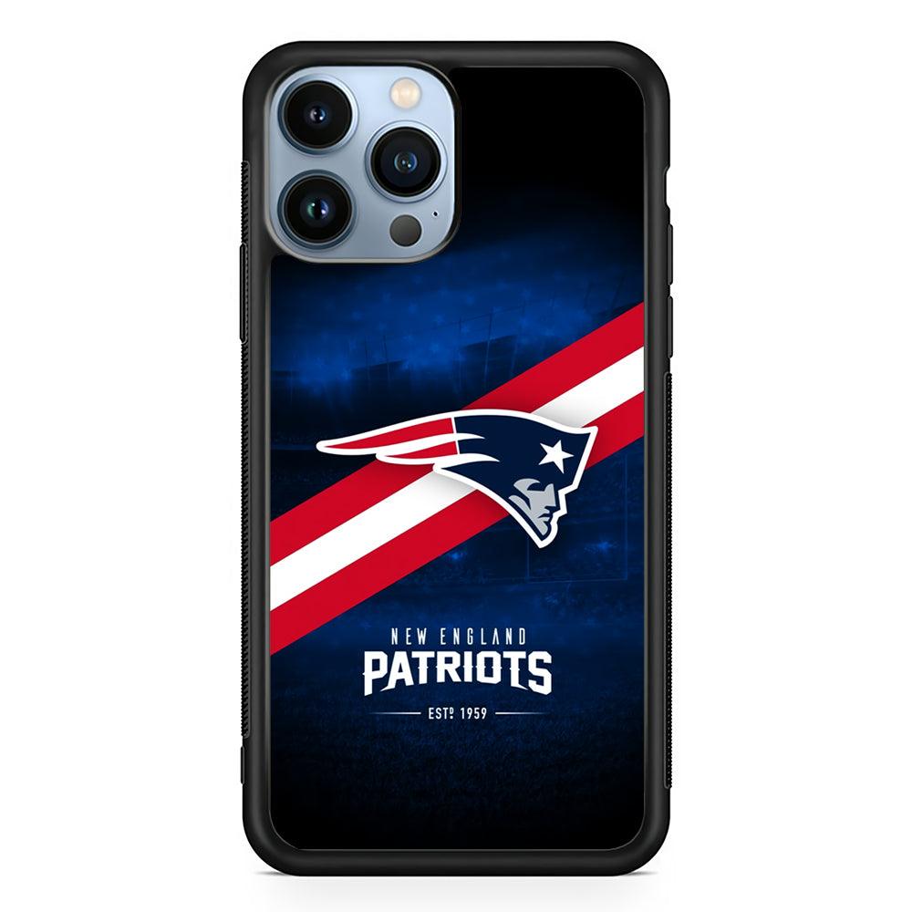 New England Patriots Est 1959 2D Rubber Phone Case-Black-Oxvistore
