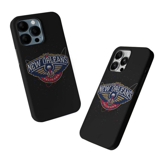 New Orleans Pelicans Abstract 2 in 1 Tough Phone Case-Oxvistore
