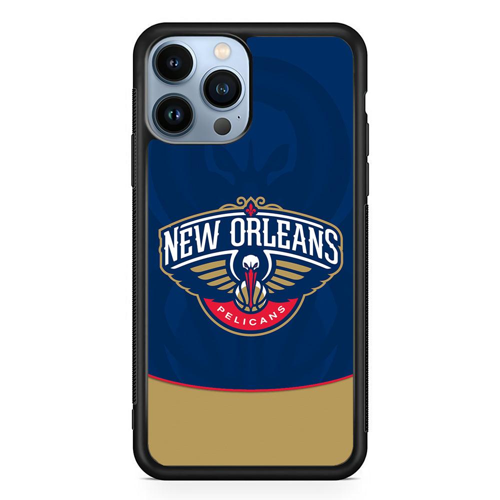 New Orleans Pelicans Logo 2D Rubber Phone Case-Black-Oxvistore