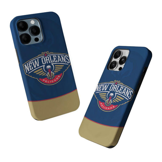 New Orleans Pelicans Logo 2 in 1 Tough Phone Case-Oxvistore