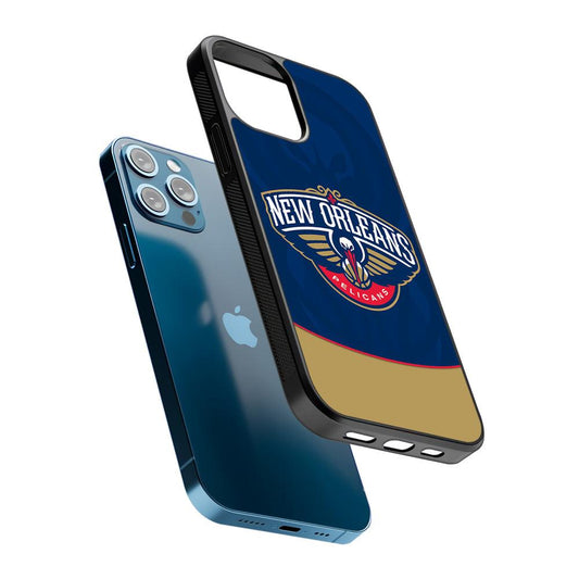 New Orleans Pelicans Logo 2D Rubber Phone Case-Oxvistore