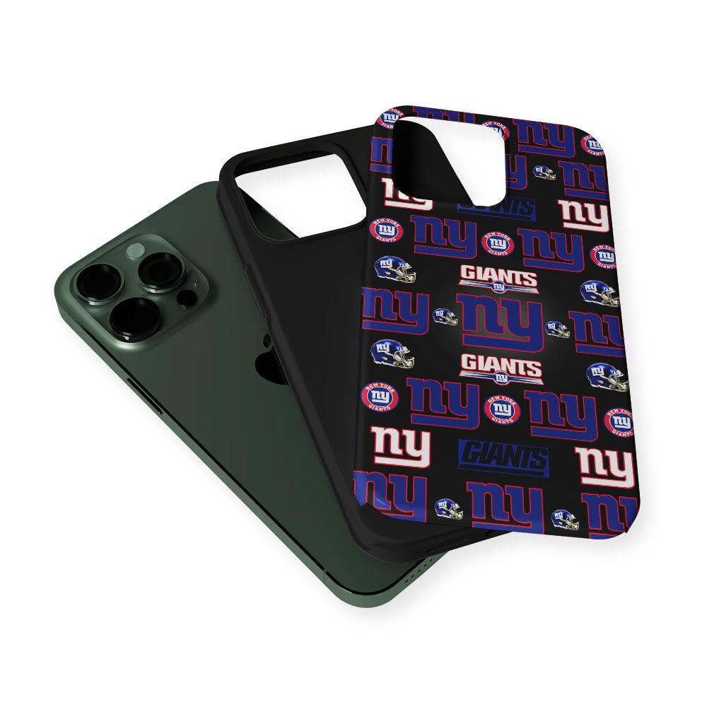 New York Giants Logo Pattern 2 in 1 Tough Phone Case-Oxvistore