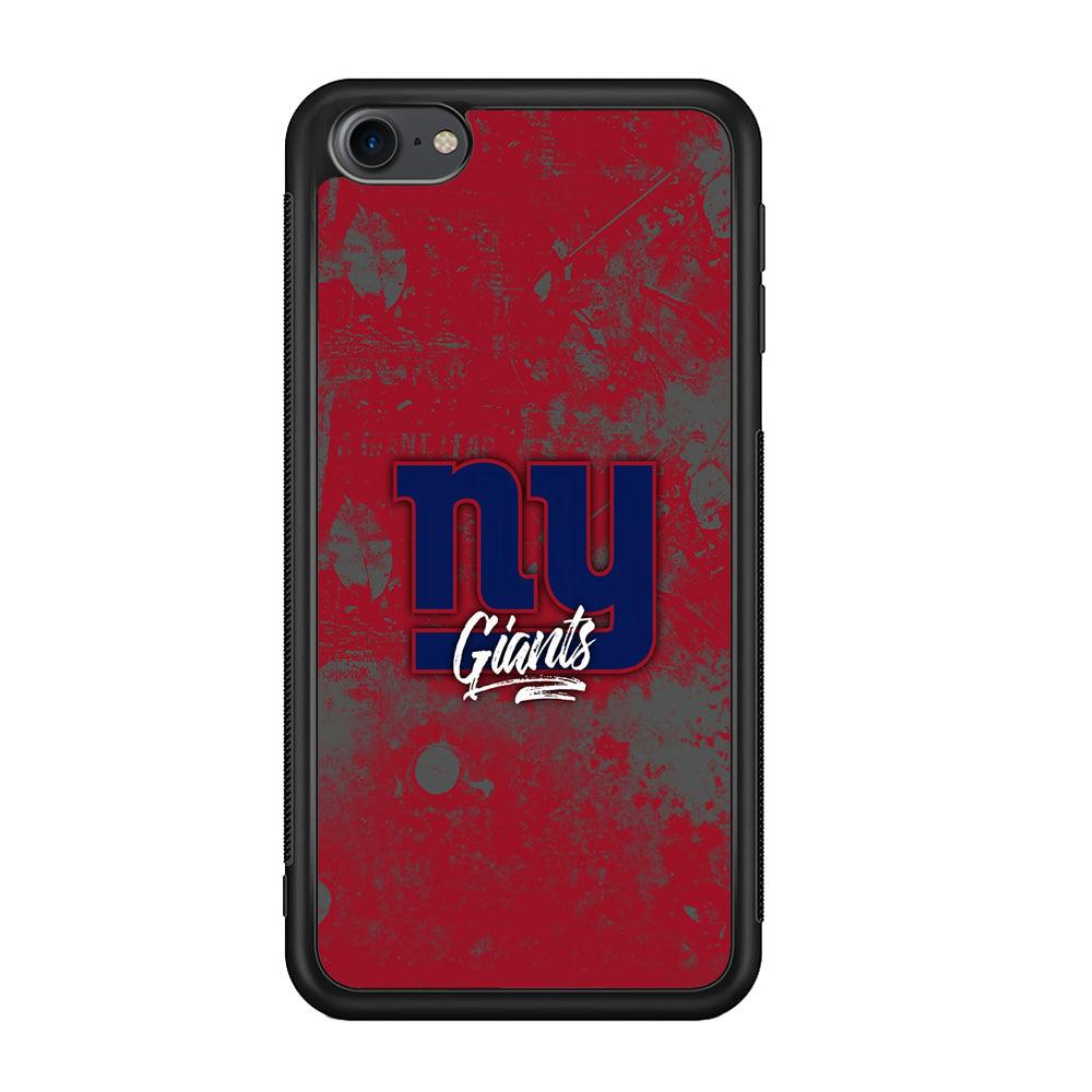 New York Giants Shadows of Passion iPod Touch 6 Case-Rubber Black (2D Case)-Oxvistore