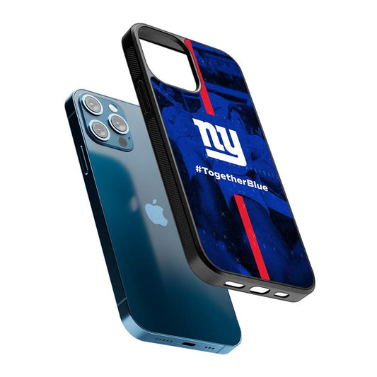 New York Giants Together Blue 2D Rubber Phone Case-Oxvistore