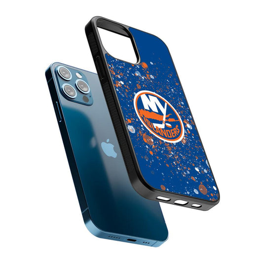 New York Islanders Art 2D Rubber Phone Case-Oxvistore