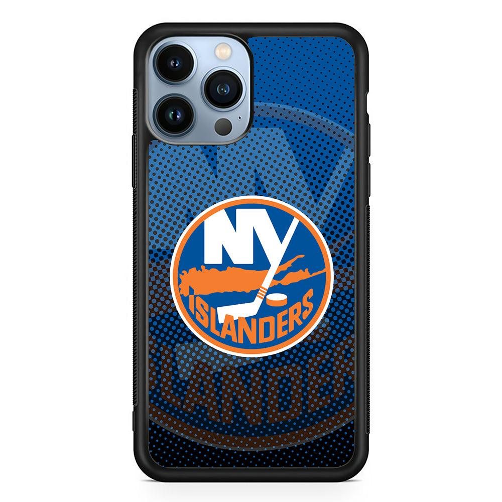New York Islanders Logo 2D Rubber Phone Case-Black-Oxvistore