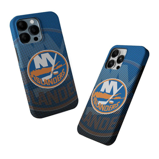 New York Islanders Logo 2 in 1 Tough Phone Case-Oxvistore