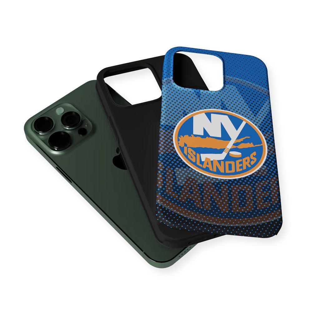 New York Islanders Logo 2 in 1 Tough Phone Case-Oxvistore
