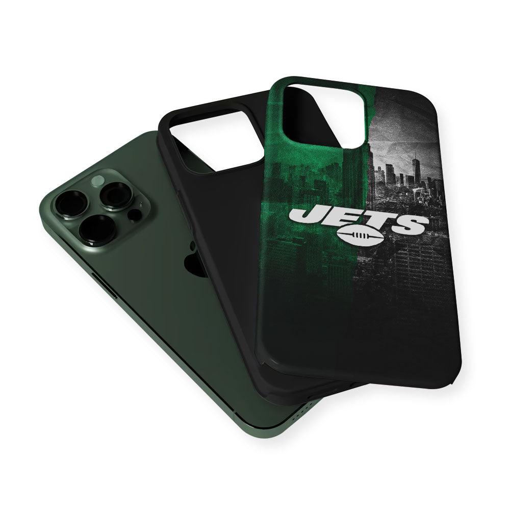 New York Jets City Background 2 in 1 Tough Phone Case-Oxvistore