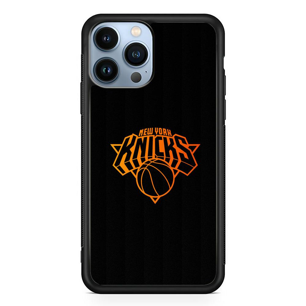 New York Knicks Logo 2D Rubber Phone Case-Black-Oxvistore