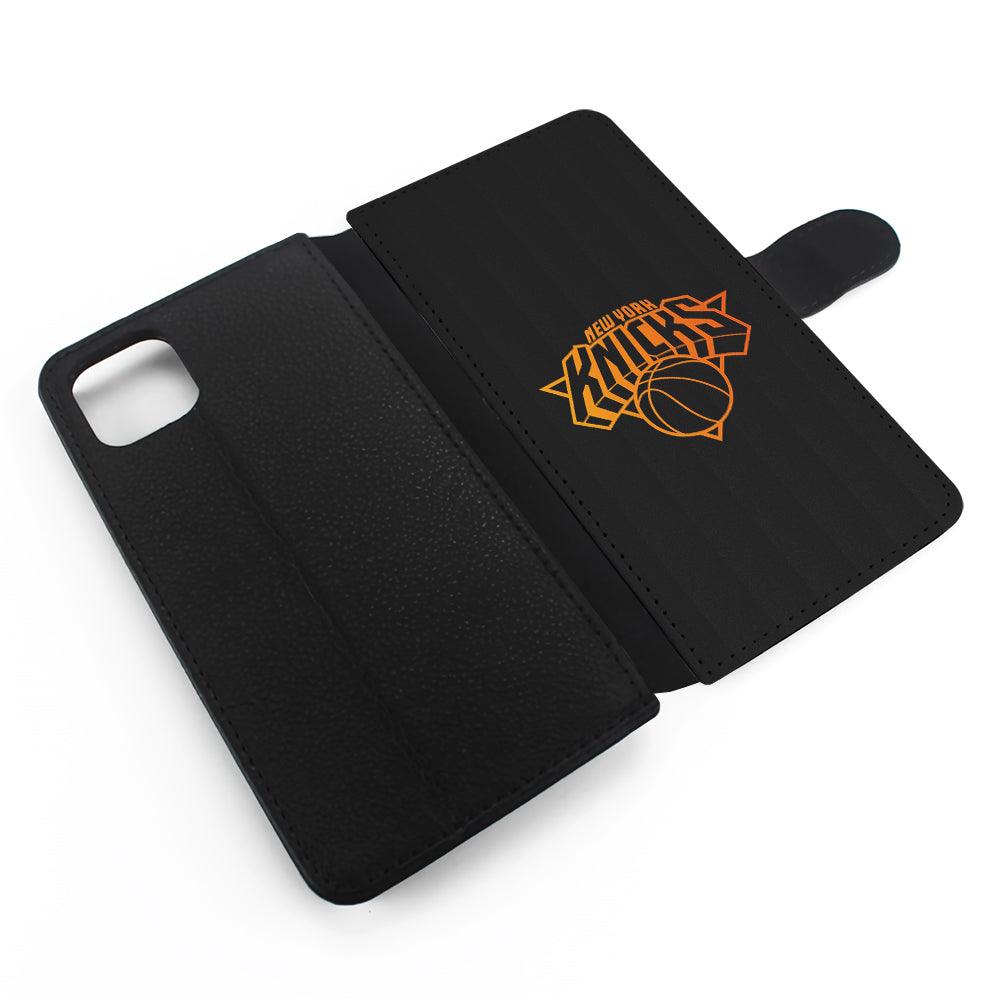 New York Knicks Logo Flip Wallet Phone Case-Oxvistore