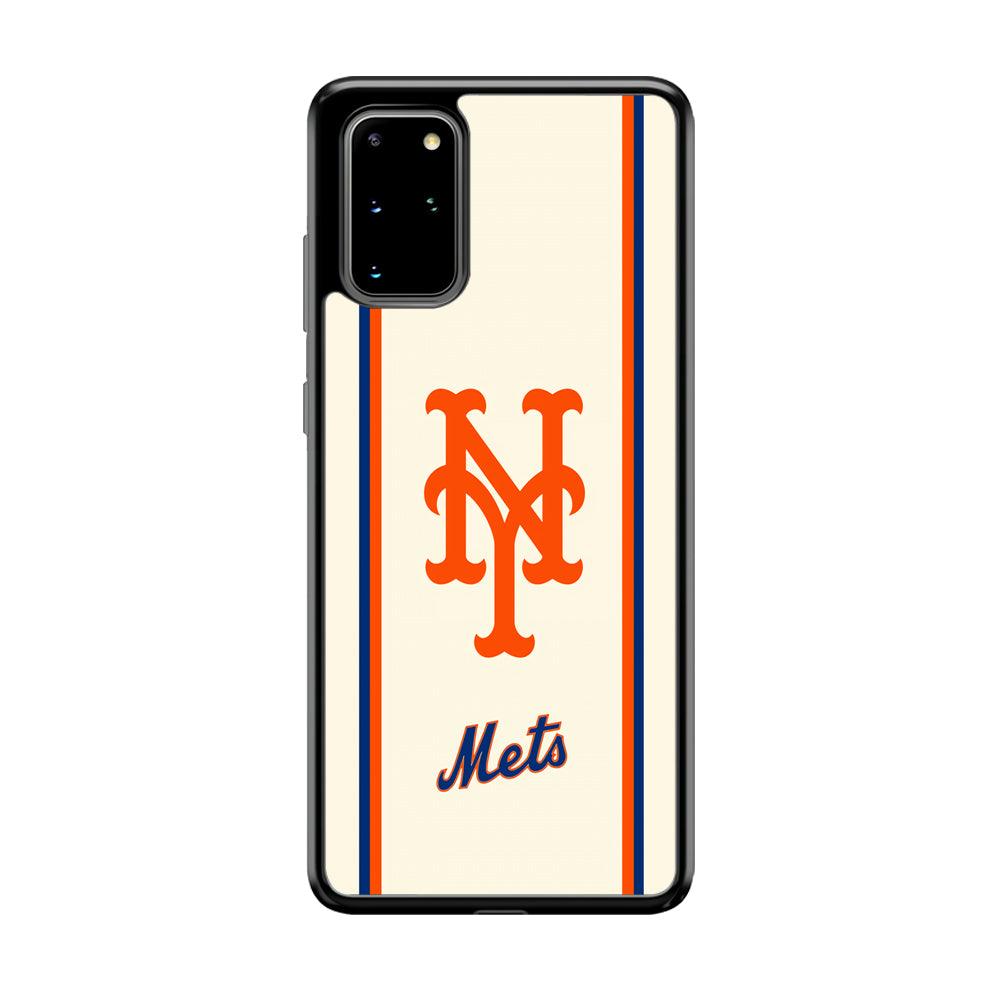 New York Mets Meet The Light Samsung Galaxy S20 Plus Case-Rubber Black (2D Case)-Oxvistore