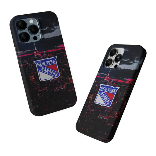 New York Rangers City 2 in 1 Tough Phone Case-Oxvistore