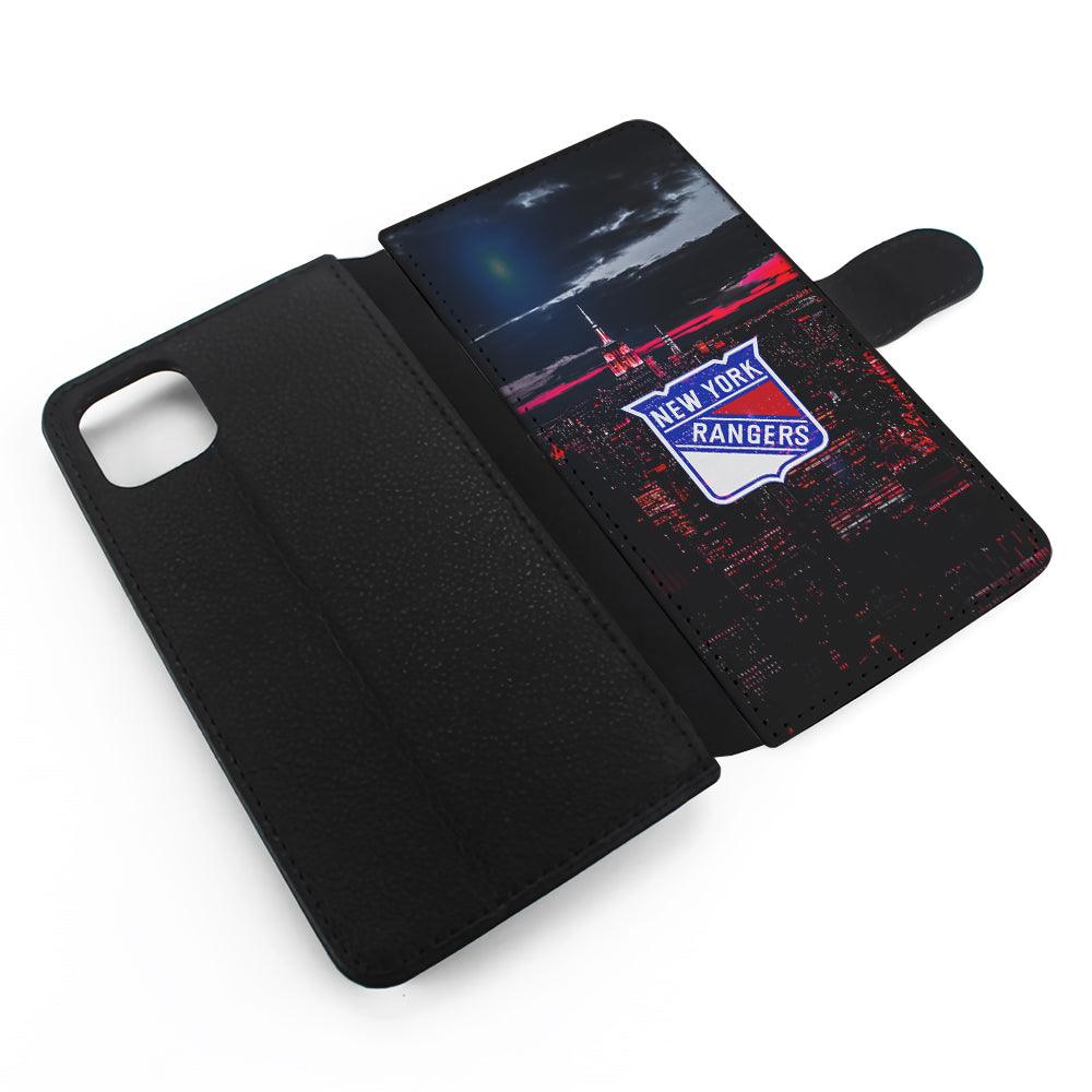 New York Rangers City Flip Wallet Phone Case-Oxvistore
