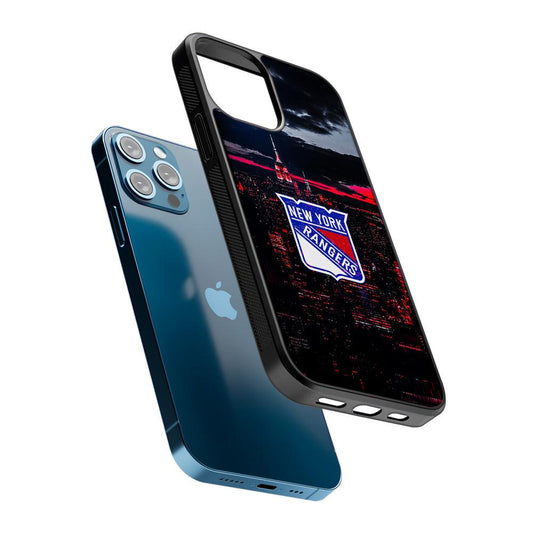 New York Rangers City 2D Rubber Phone Case-Oxvistore