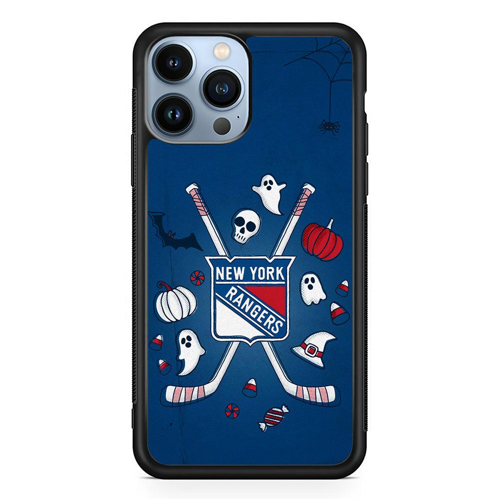 New York Rangers Logo 2D Rubber Phone Case-Black-Oxvistore