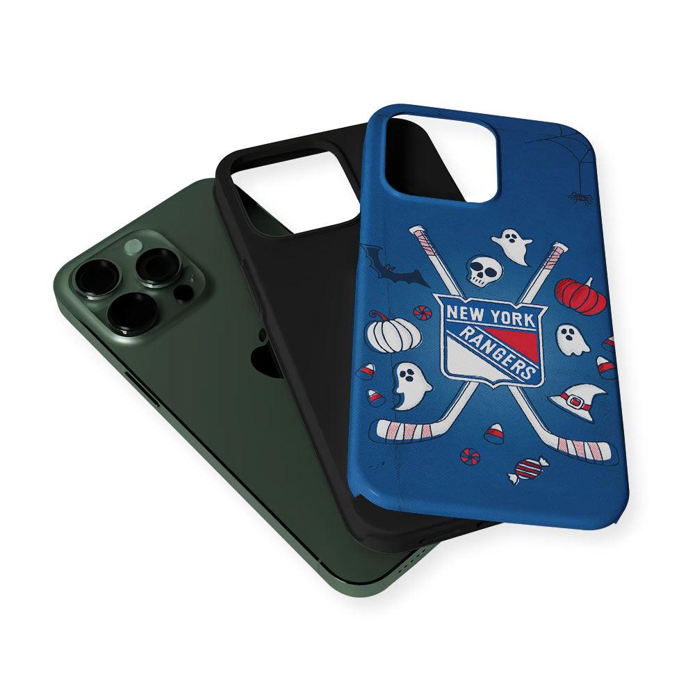 New York Rangers Logo 2 in 1 Tough Phone Case-Oxvistore