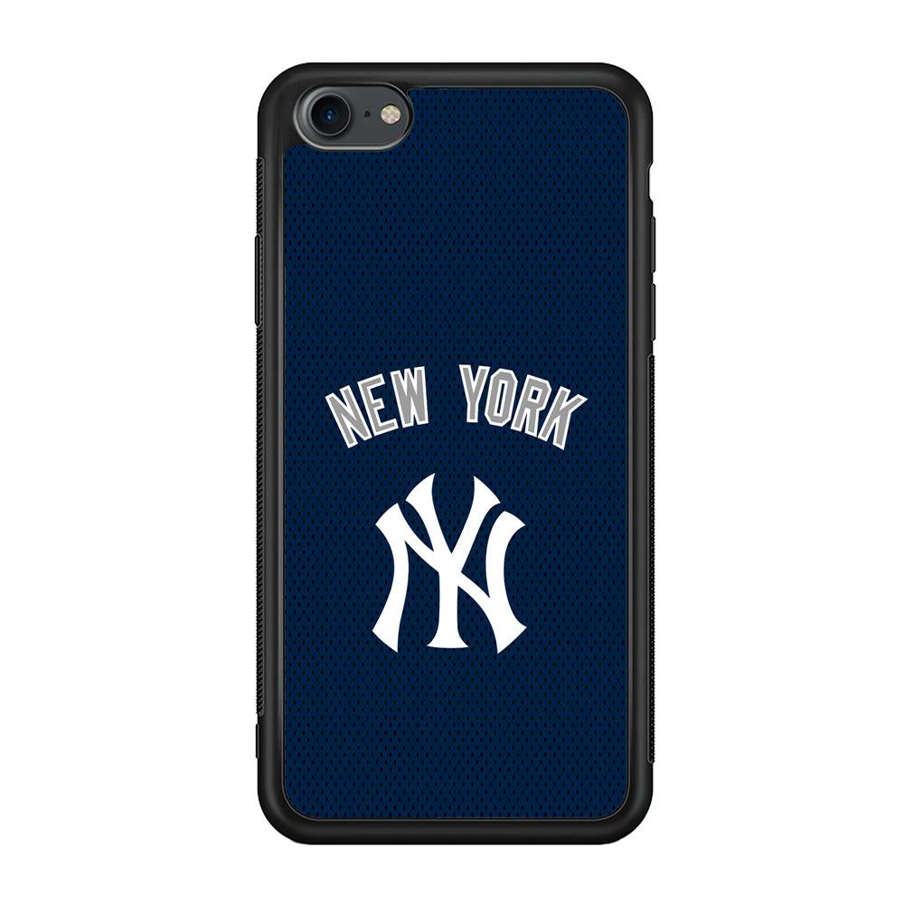 New York Yankees Back to Competing iPhone 7 Case-Rubber Black (2D Case)-Oxvistore