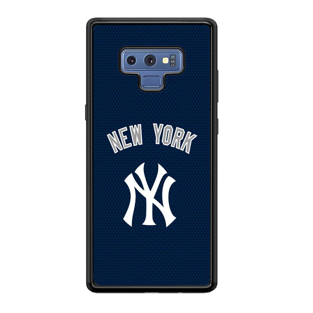 New York Yankees Back to Competing Samsung Galaxy Note 9 Case-Rubber Black (2D Case)-Oxvistore