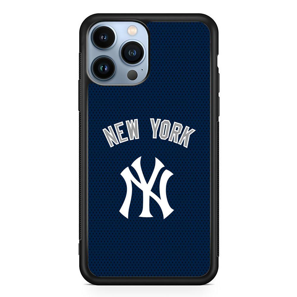 New York Yankees Back to Competing iPhone 15 Pro Max Case-Rubber Black (2D Case)-Oxvistore
