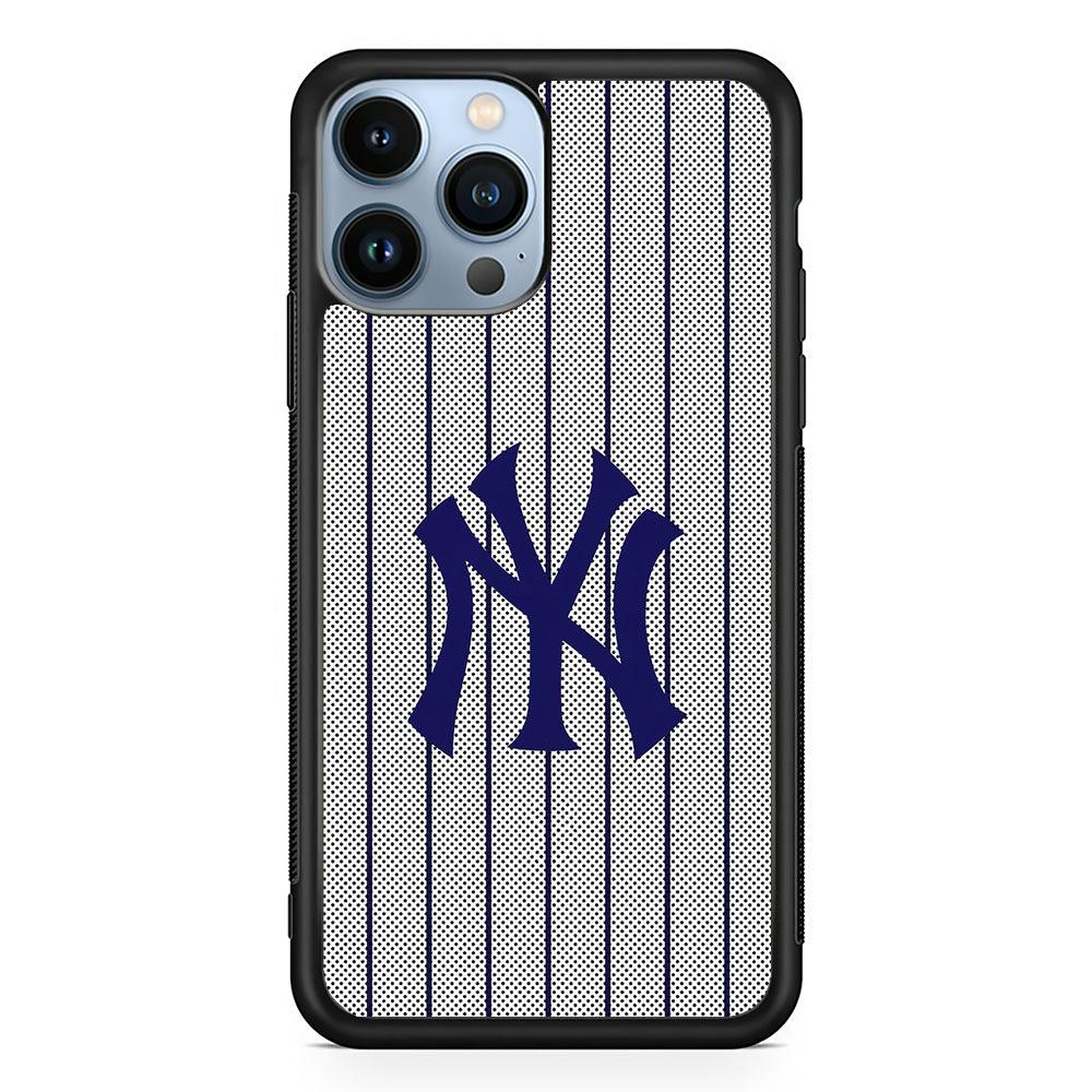 New York Yankees Logo 2D Rubber Phone Case-Black-Oxvistore