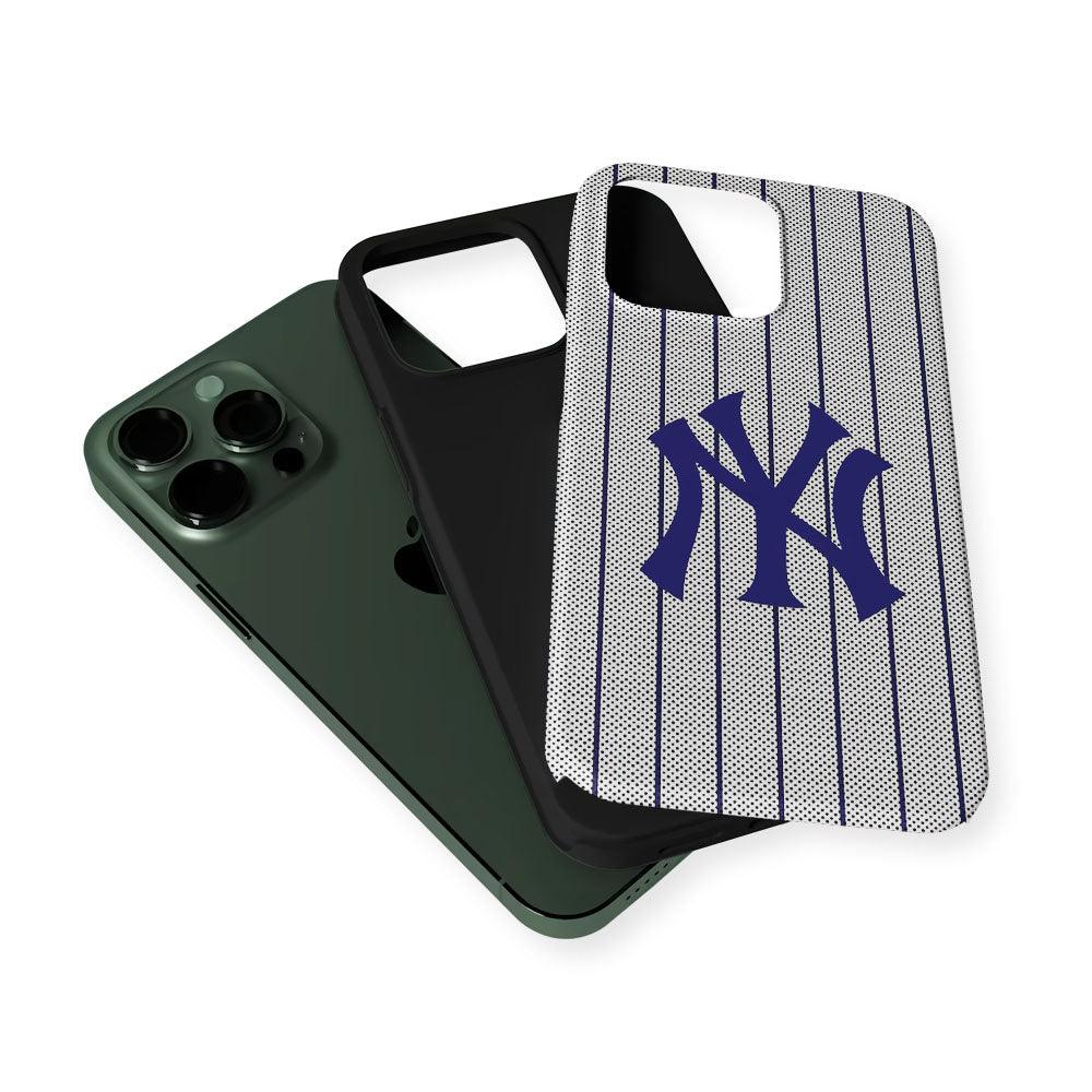 New York Yankees Logo 2 in 1 Tough Phone Case-Oxvistore