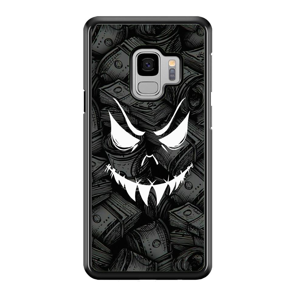 Nightmare from Your Money Samsung Galaxy S9 Case-Rubber Black (2D Case)-Oxvistore