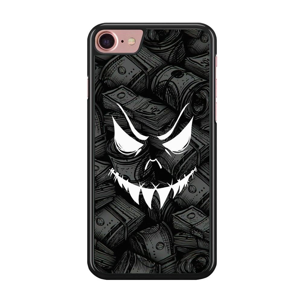 Nightmare from Your Money iPhone 7 Case-Rubber Black (2D Case)-Oxvistore
