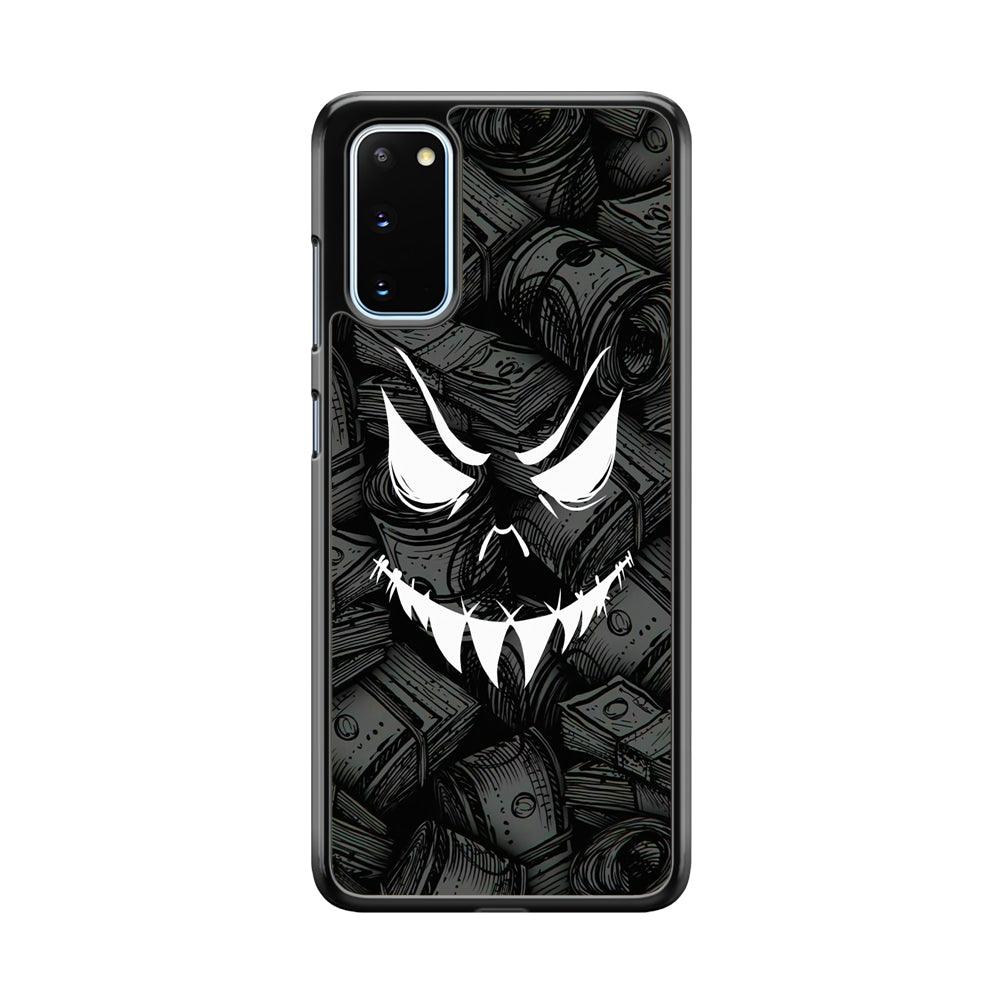 Nightmare from Your Money Samsung Galaxy S20 Case-Rubber White (2D Case)-Oxvistore