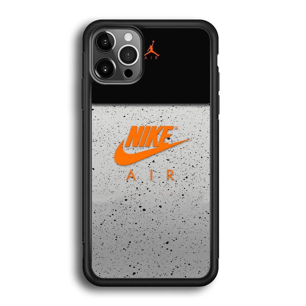 Nike Air Emblem of Pride iPhone 12 Pro Max Case-Rubber Black (2D Case)-Oxvistore