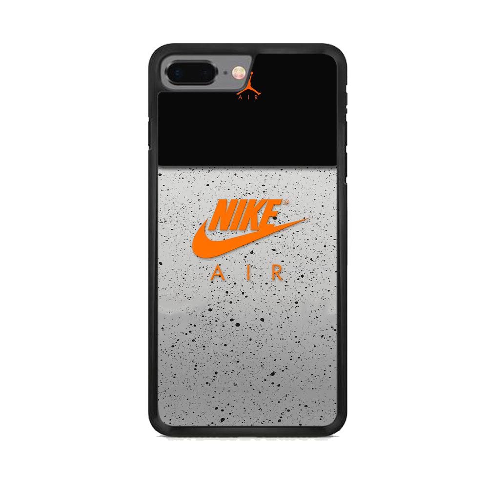 Nike Air Emblem of Pride iPhone 8 Plus Case-Rubber Black (2D Case)-Oxvistore