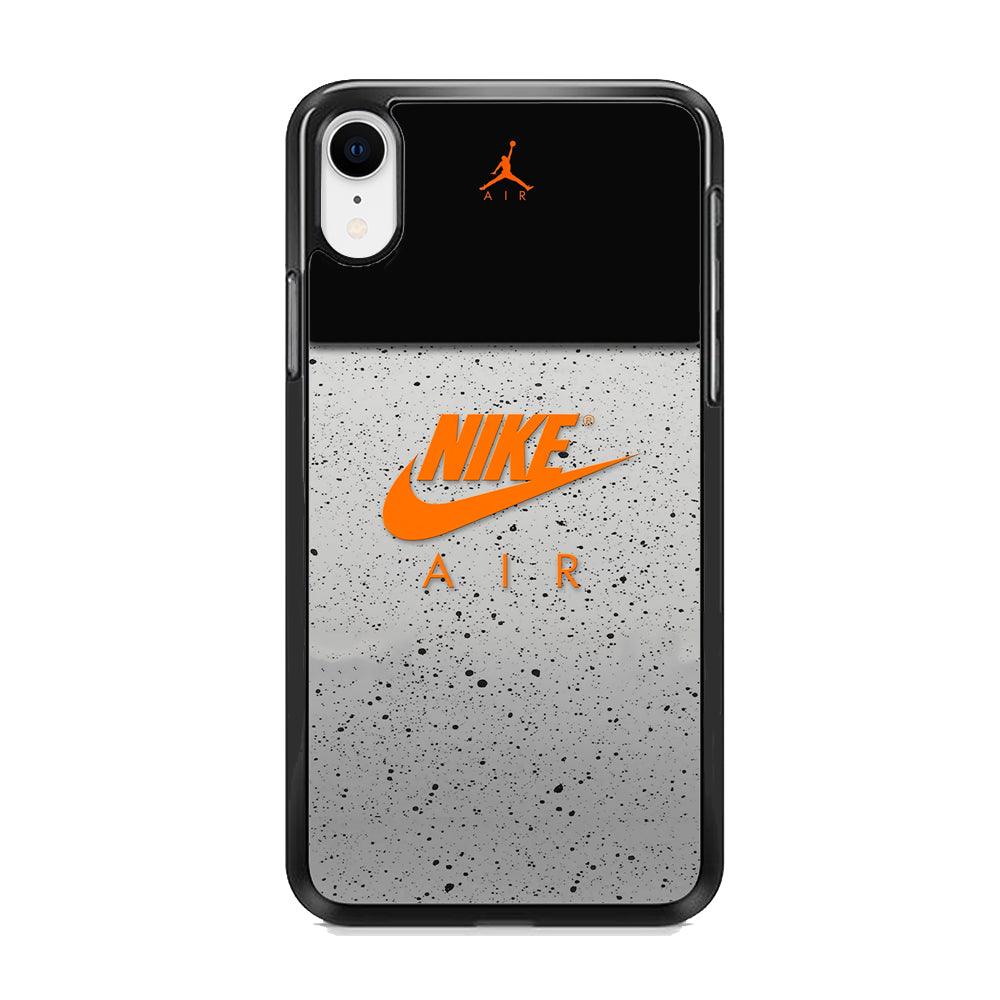 Nike Air Emblem of Pride iPhone XR Case-Rubber Black (2D Case)-Oxvistore