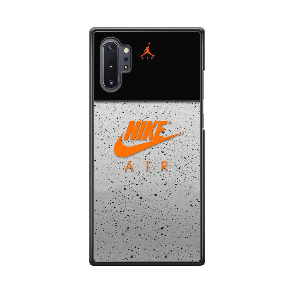 Nike Air Emblem of Pride Samsung Galaxy Note 10 Plus Case-Rubber Black (2D Case)-Oxvistore