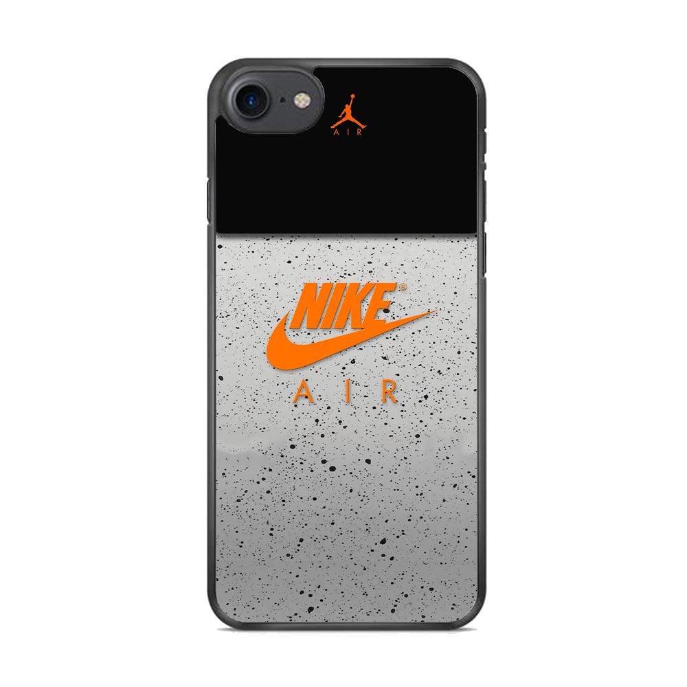 Nike Air Emblem of Pride iPhone 8 Case-Rubber Black (2D Case)-Oxvistore