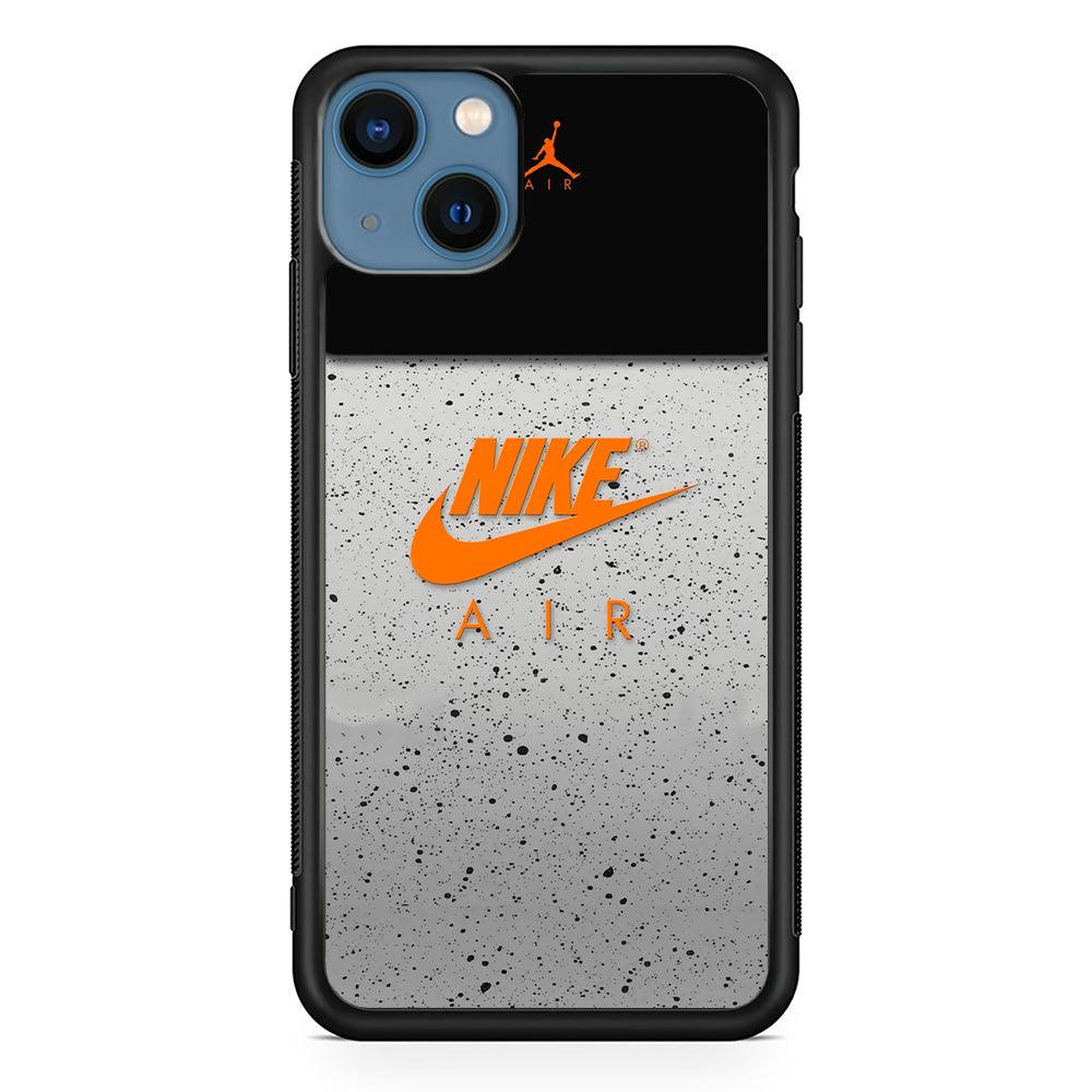 Nike Air Emblem of Pride iPhone 14 Case-Rubber Black (2D Case)-Oxvistore
