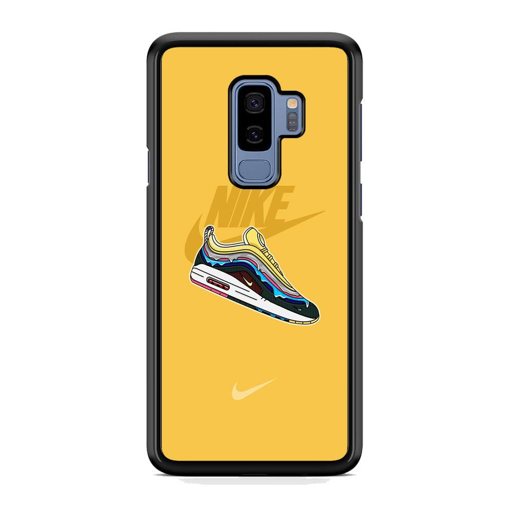 Nike Air Max Spirit Painting Samsung Galaxy S9 Plus Case-Rubber Black (2D Case)-Oxvistore