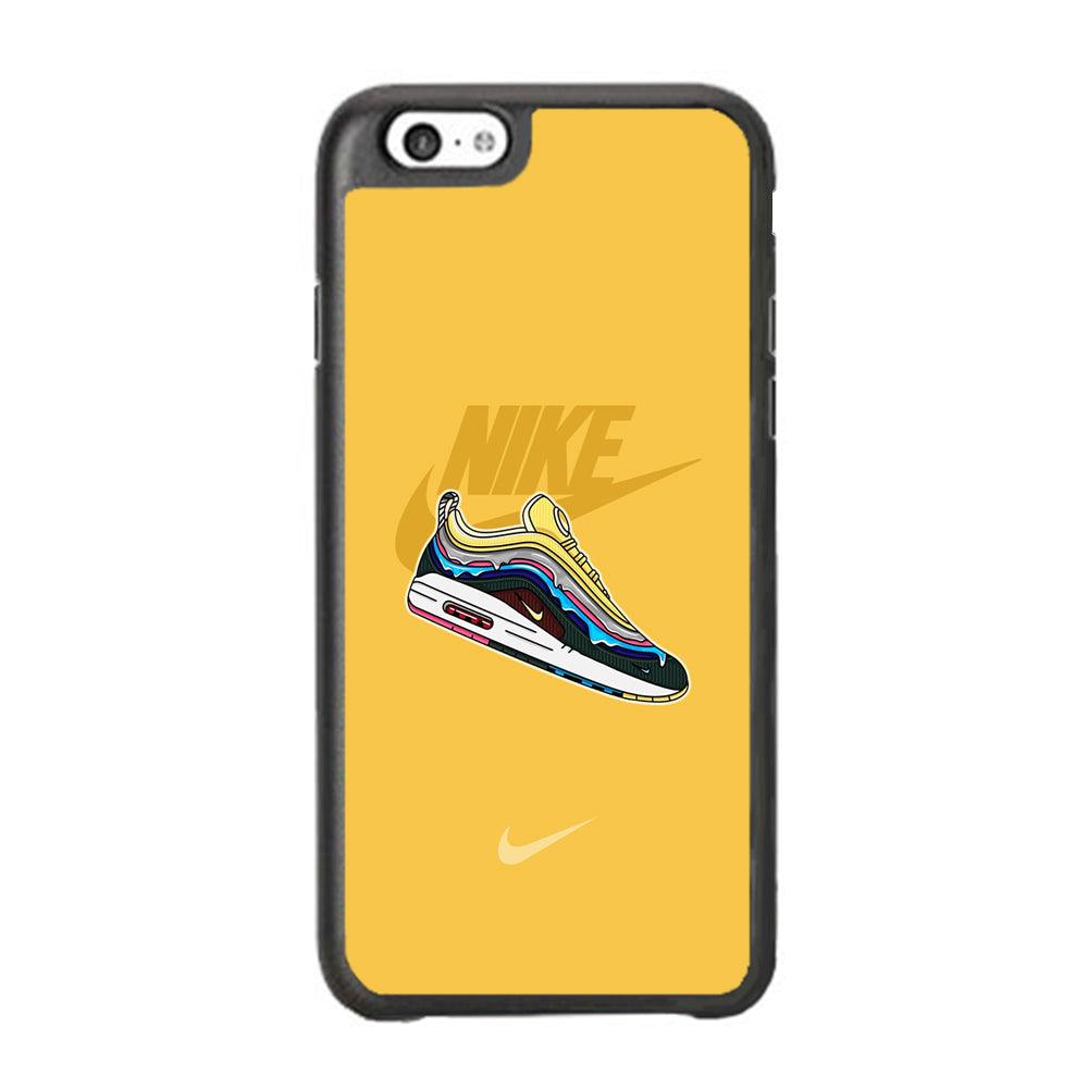 Nike Air Max Spirit Painting iPhone 6 | 6s Case-Rubber Black (2D Case)-Oxvistore