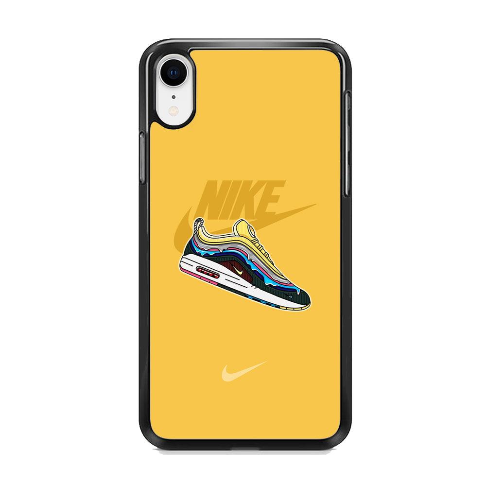 Nike Air Max Spirit Painting iPhone XR Case-Rubber Black (2D Case)-Oxvistore