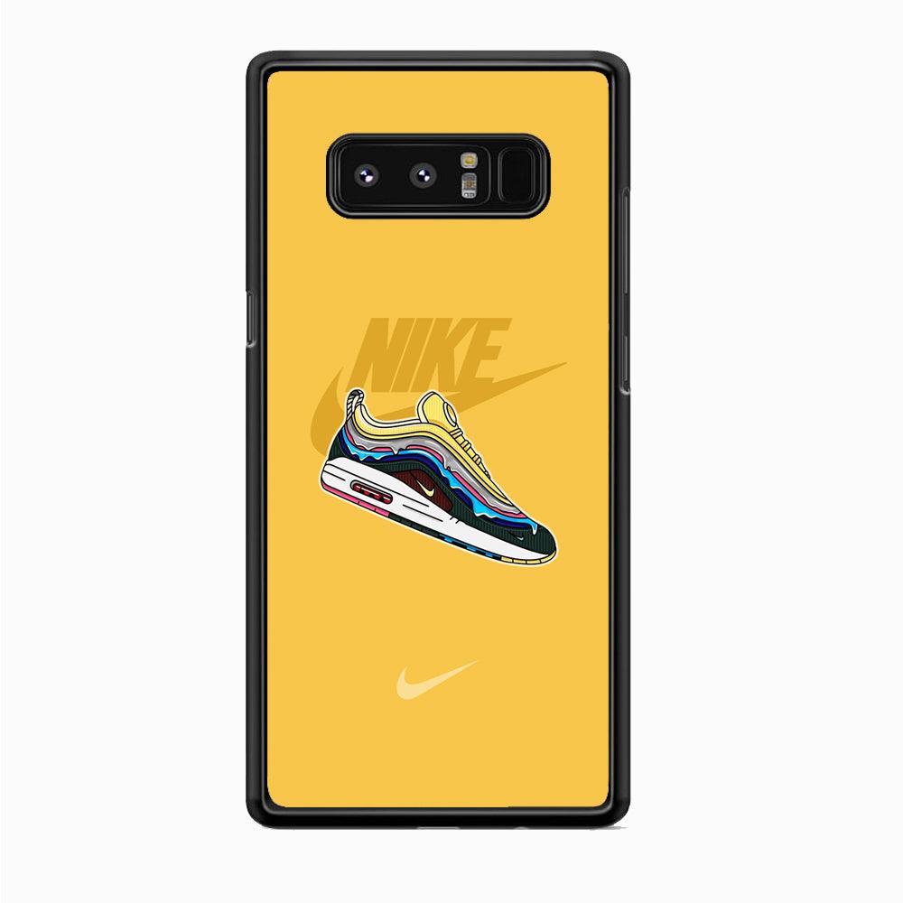 Nike Air Max Spirit Painting Samsung Galaxy Note 8 Case-Rubber Black (2D Case)-Oxvistore