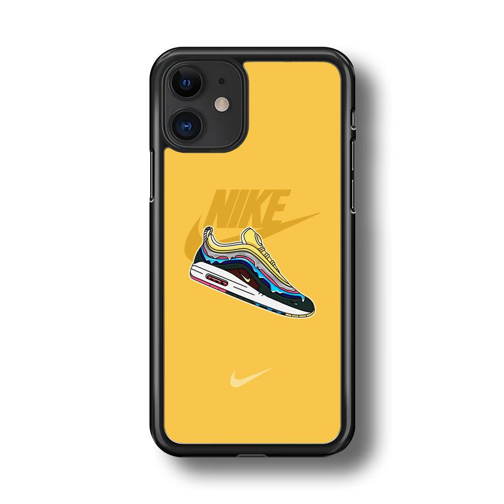 Nike Air Max Spirit Painting iPhone 11 Case-Rubber Black (2D Case)-Oxvistore
