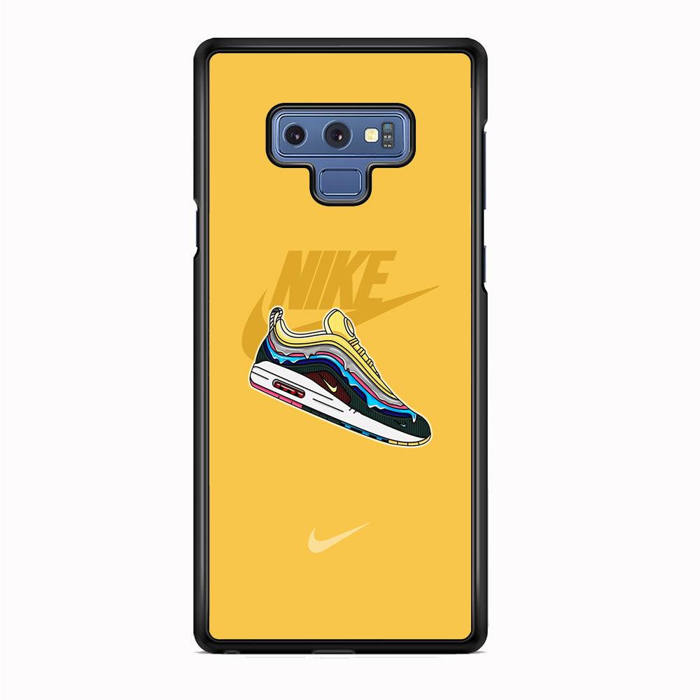 Nike Air Max Spirit Painting Samsung Galaxy Note 9 Case-Rubber Black (2D Case)-Oxvistore