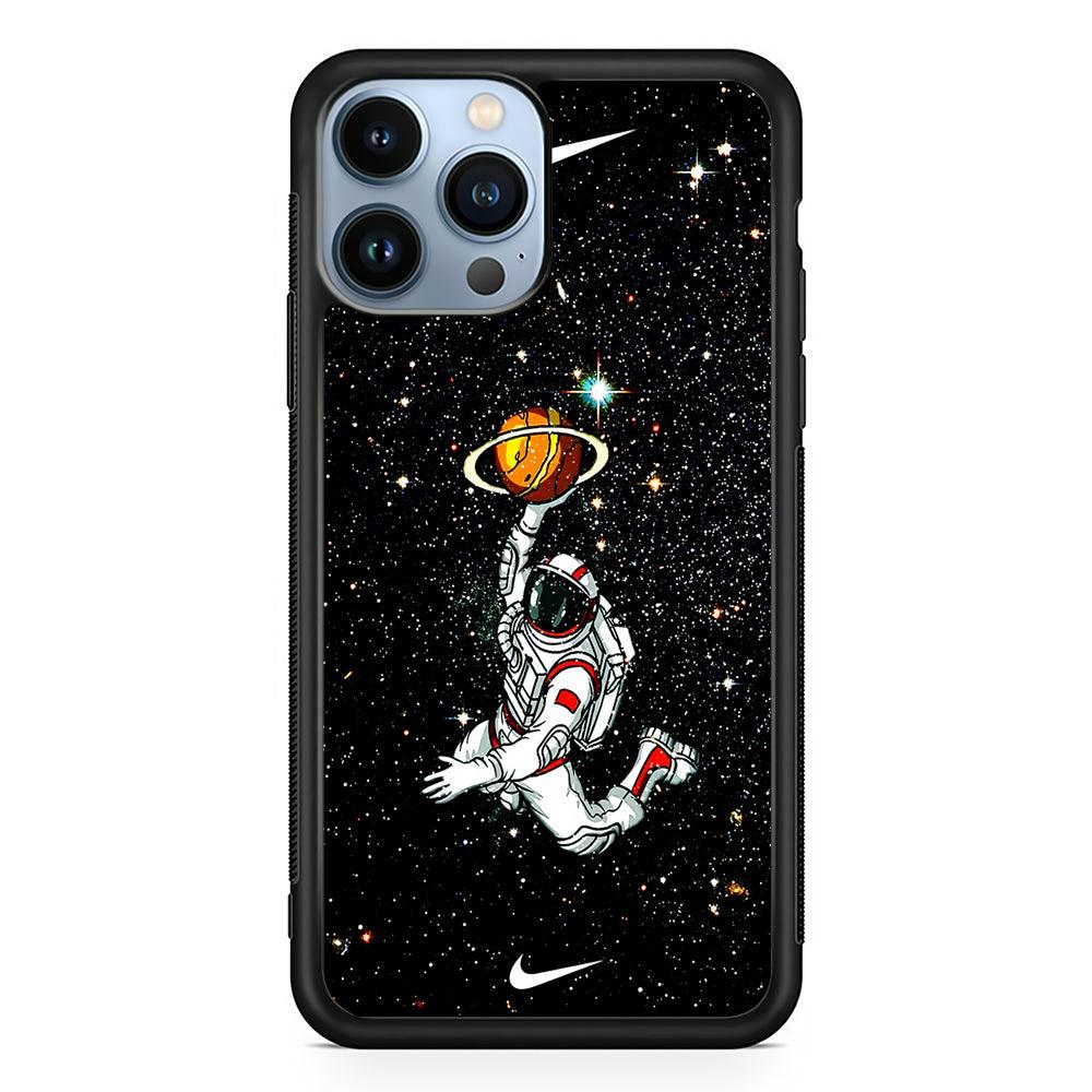 Nike Astronaut Slam Dunk 2D Rubber Phone Case-Black-Oxvistore