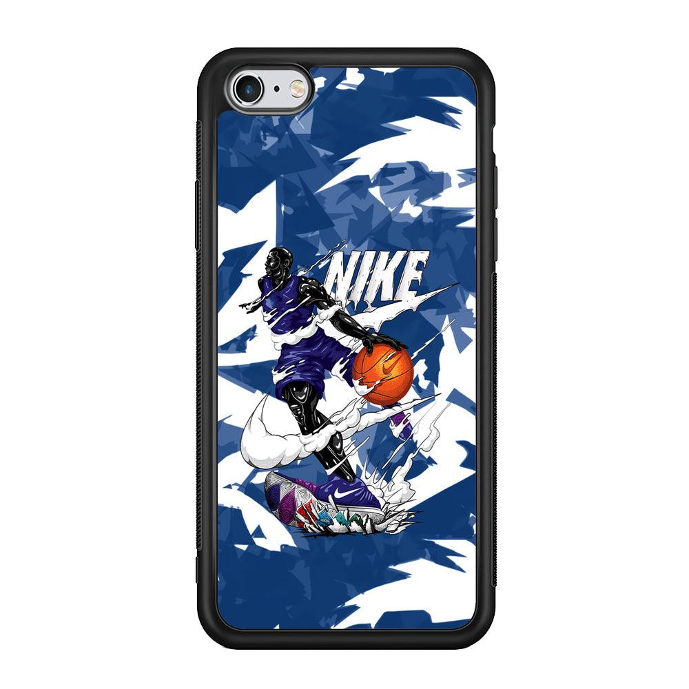 Nike Basket Ball Movement iPhone 6 Plus | 6s Plus Case-Rubber Black (2D Case)-Oxvistore