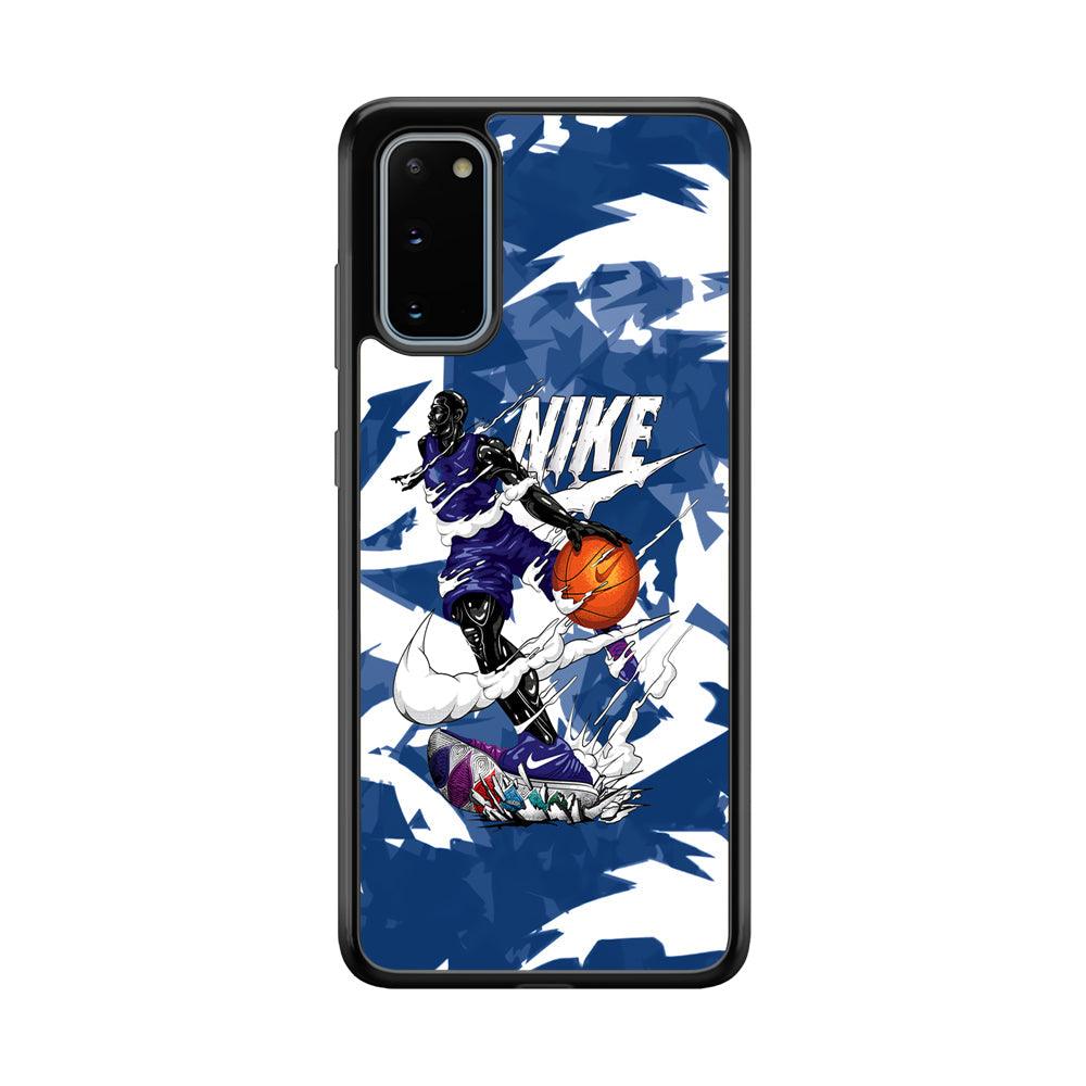 Nike Basket Ball Movement Samsung Galaxy S20 Case-Rubber Black (2D Case)-Oxvistore