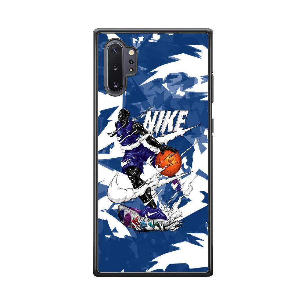 Nike Basket Ball Movement Samsung Galaxy Note 10 Plus Case-Rubber Black (2D Case)-Oxvistore