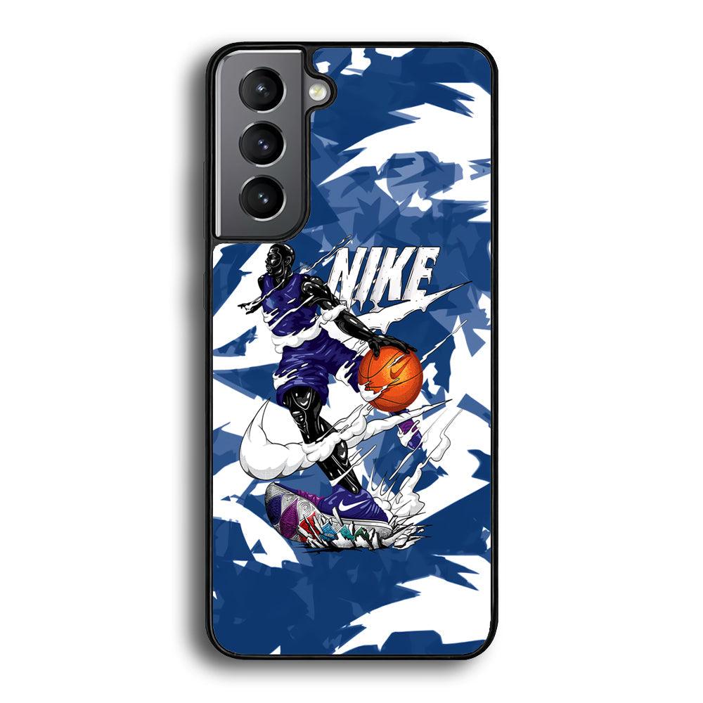 Nike Basket Ball Movement Samsung Galaxy S24 Case-Rubber Black (2D Case)-Oxvistore