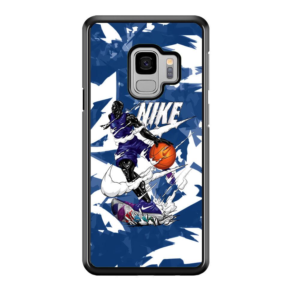 Nike Basket Ball Movement Samsung Galaxy S9 Case-Rubber Black (2D Case)-Oxvistore