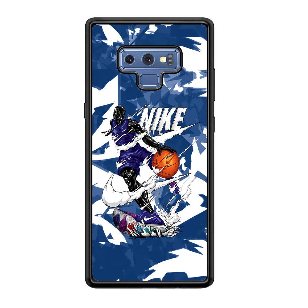 Nike Basket Ball Movement Samsung Galaxy Note 9 Case-Rubber Black (2D Case)-Oxvistore