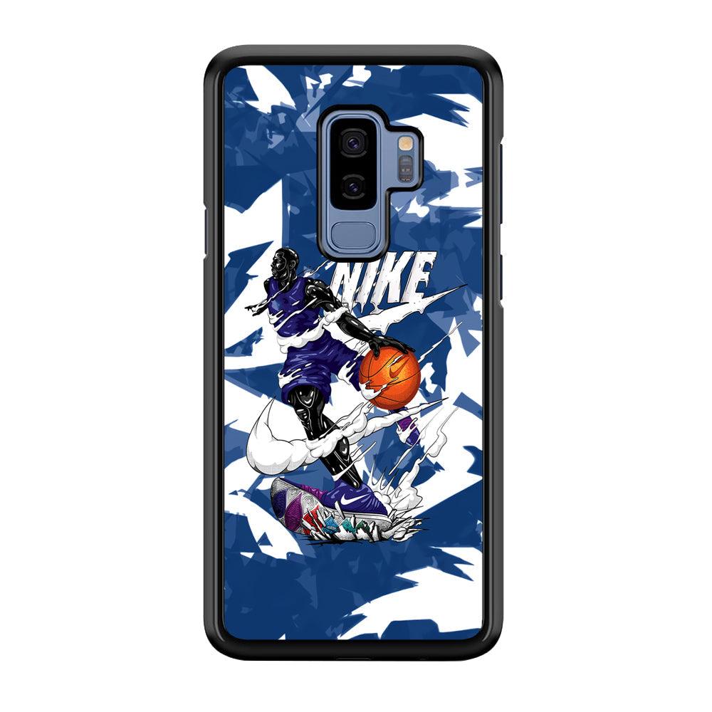 Nike Basket Ball Movement Samsung Galaxy S9 Plus Case-Rubber Black (2D Case)-Oxvistore